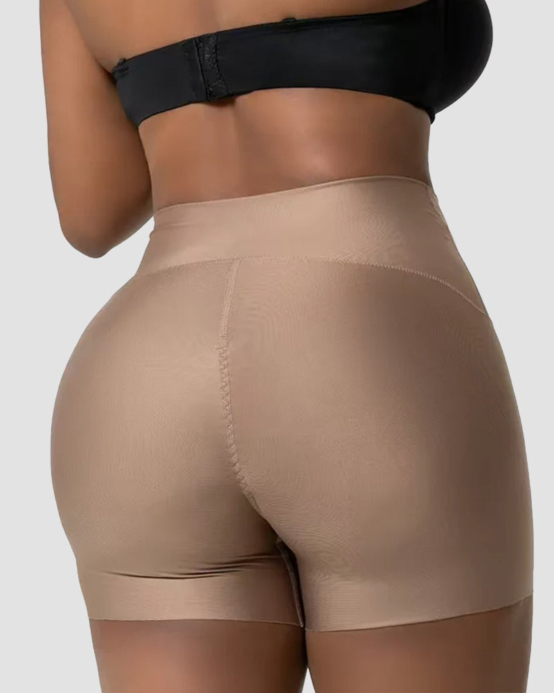 Shorts moldeadores de cuerpo sin costuras para mujer con cintura alta