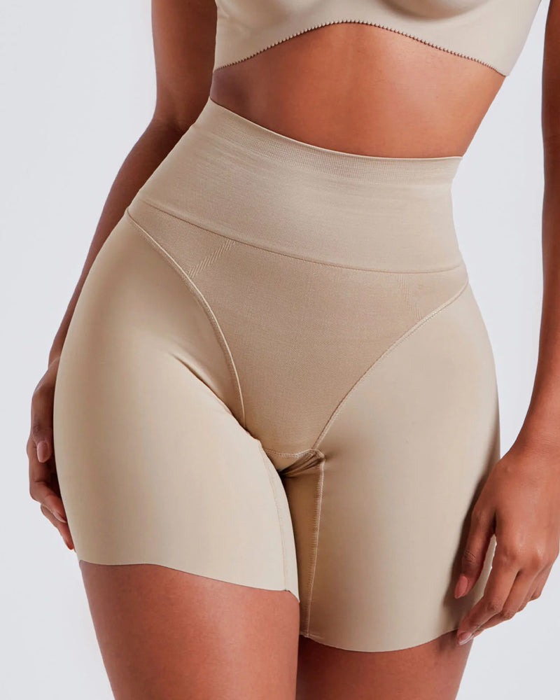 Shorts moldeadores sin costuras con control de abdomen y levantamiento de glúteos