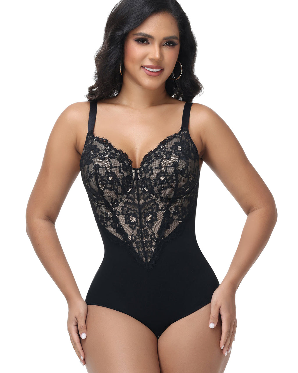 Shapshe® Body Moldeador Levanta Cadera de Encaje Floral Sexy