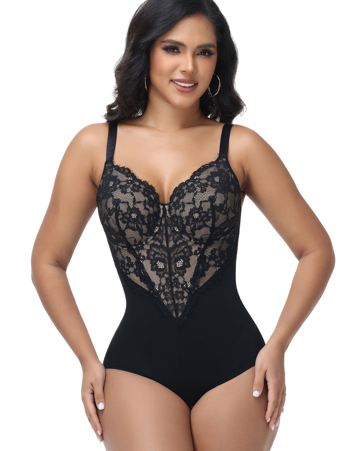 Shapshe® Body Moldeador Levanta Cadera de Encaje Floral Sexy
