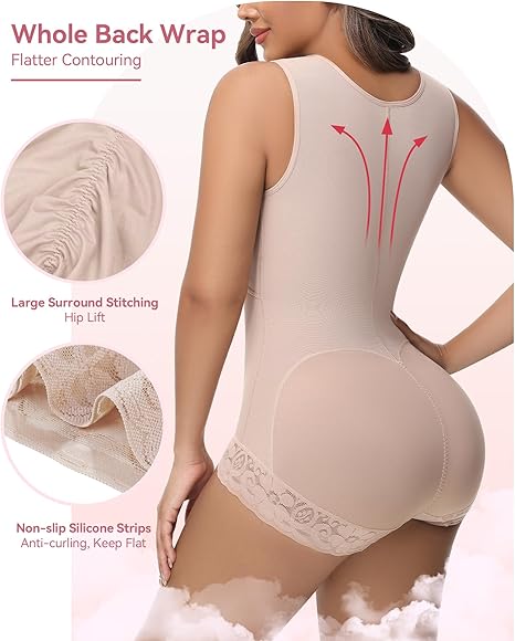 Shapshe® Fajas Colombianas BBL Post cirugía Etapa 2/3 Moldeador Corporal Control de Abdomen Modelador