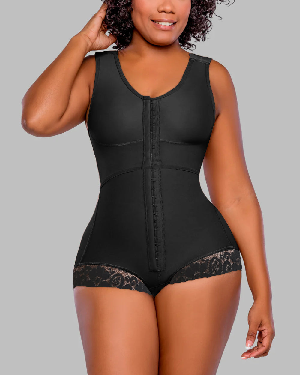 Shapshe® Body Shaper Modelador Levanta Glúteos Enterizo con Broches Control de Abdomen Adelgazante