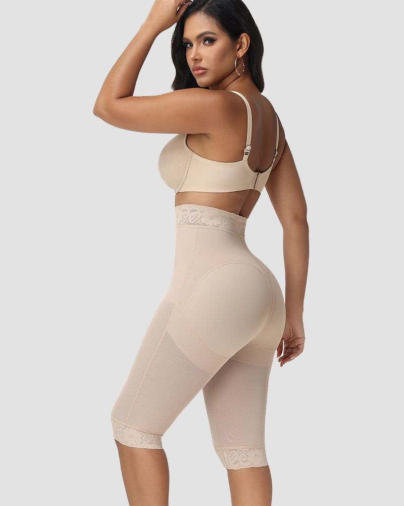 Shapshe® Faja Alta con Encaje Control de Abdomen Moldeador de Muslos