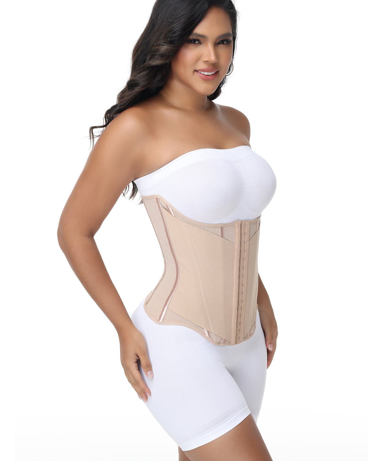 Shapshe® Fajas Colombianas con Ganchos Control de Abdomen Cinturilla Moldeadora