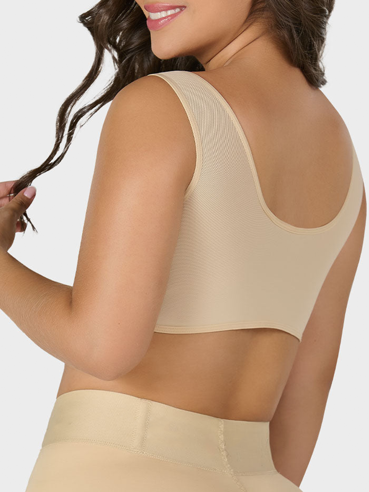 Shapshe® Front Closure Wireless High Support Longline Sports Bra