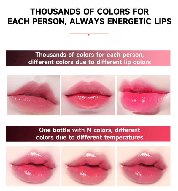 💄✨ Labial CrystalClear Color Alchemy – Cambia de Color y Es Intransferible 💋🌈 ¡Se Tiñe Automáticamente al Contacto para un Look Único y Duradero! 🌟💖