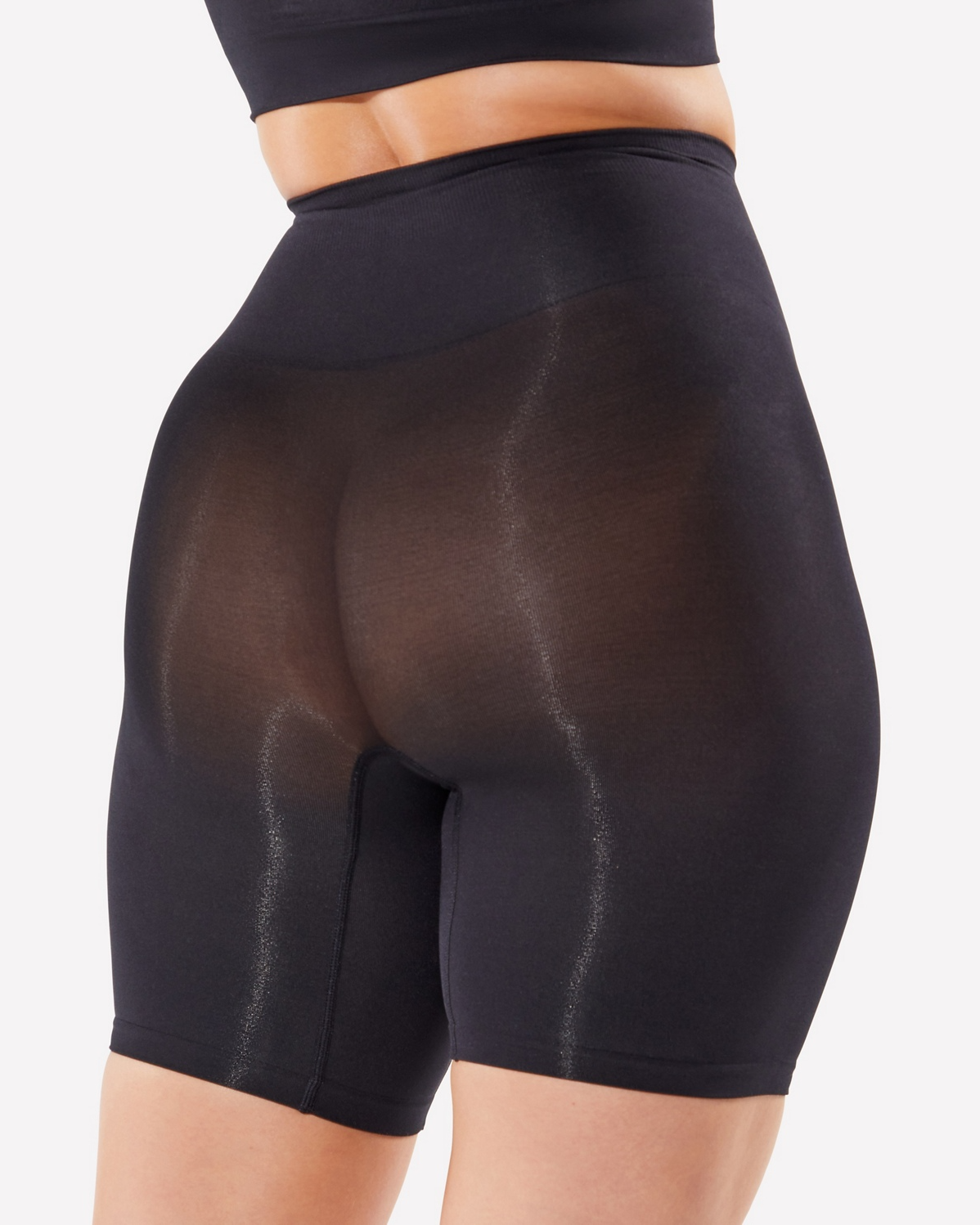 Shorts Modeladores Sin Costuras para Muslos, Cintura Alta, Control de Abdomen y Levanta Glúteos