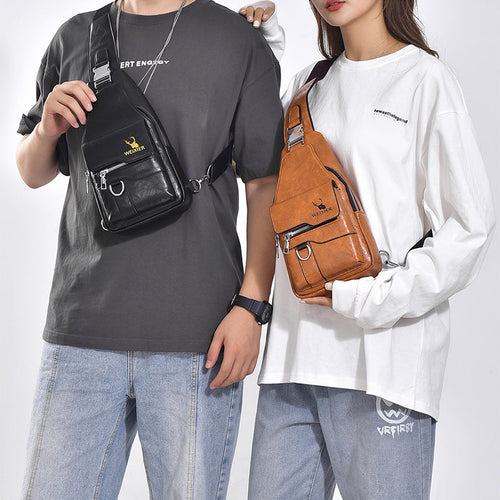 Bolso Bandolera Impermeable Horizonte Urbano Jazz, Viaje Ligero y Versátil