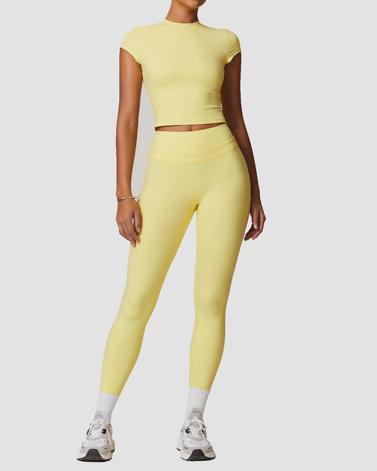 Conjunto de Yoga Ajustado para Fitness