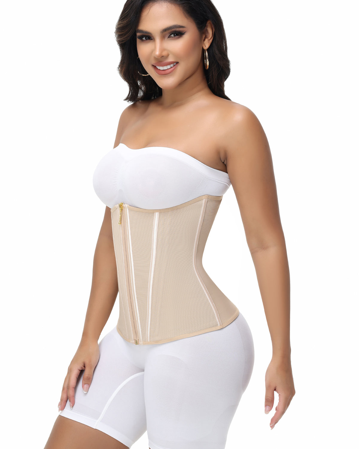 Shapshe® Fajas Colombianas Doble Compresión Moldeador de Cintura con Control de Abdomen