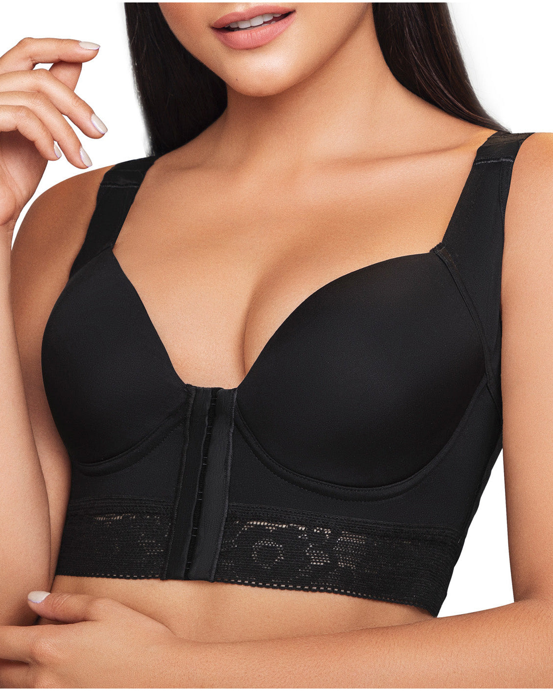Sostén Push Up Sin Aros para Mujer con Copa Completa