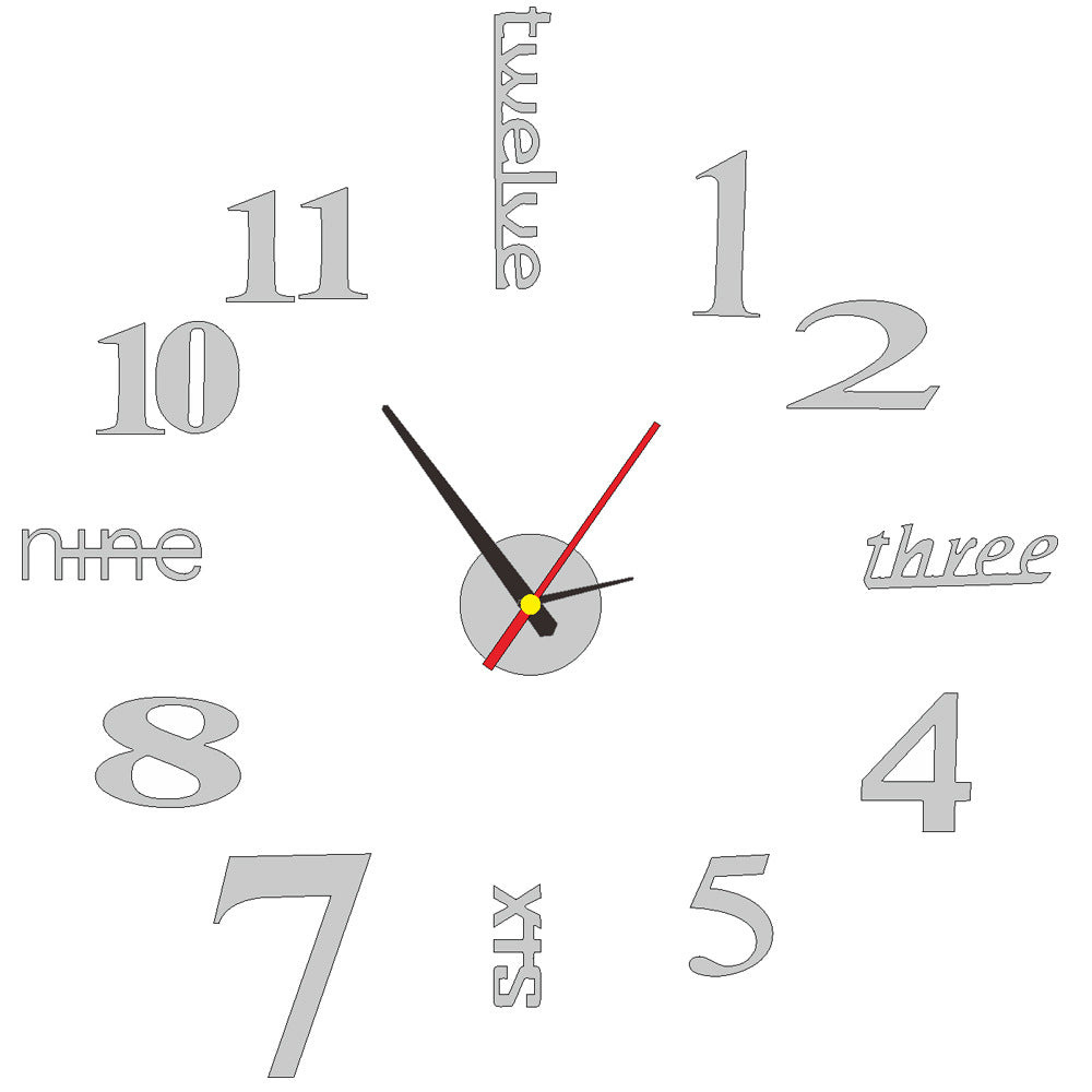 🕒Reloj de Pared Moderno DIY Sin Perforaciones