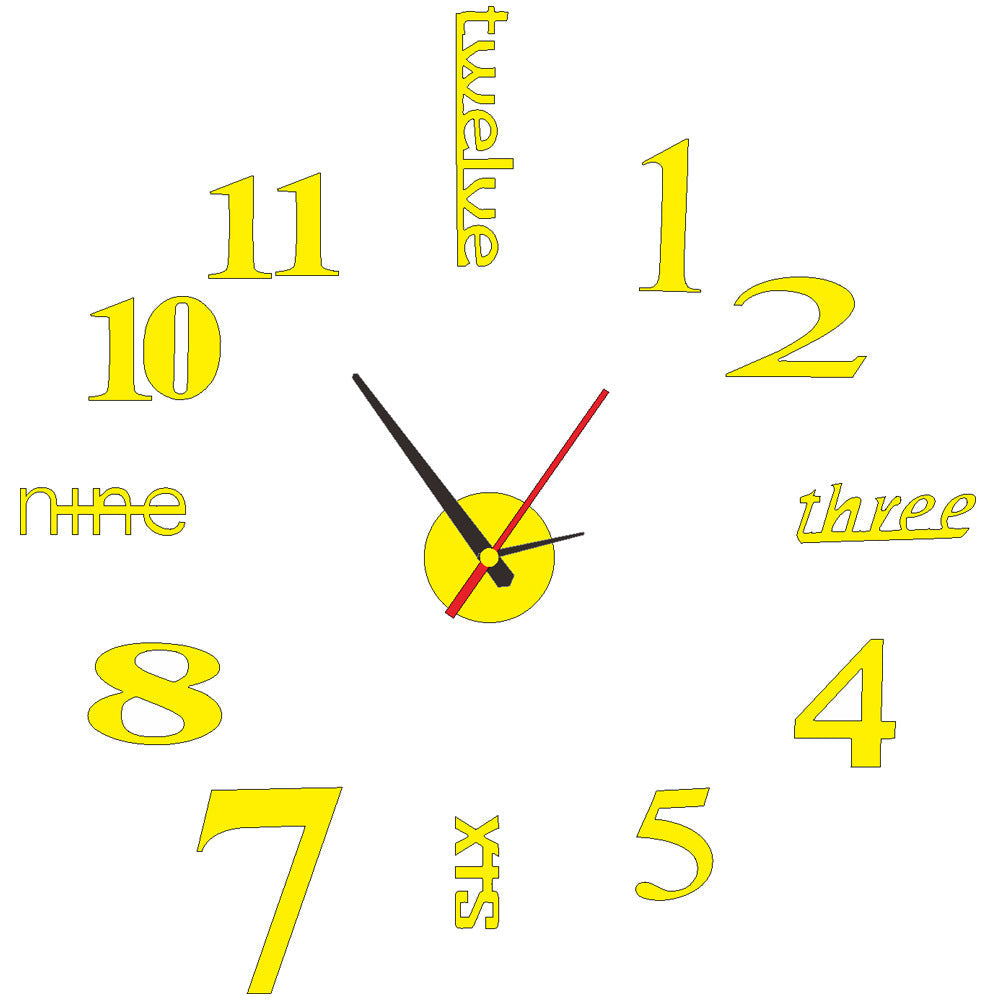 🕒Reloj de Pared Moderno DIY Sin Perforaciones