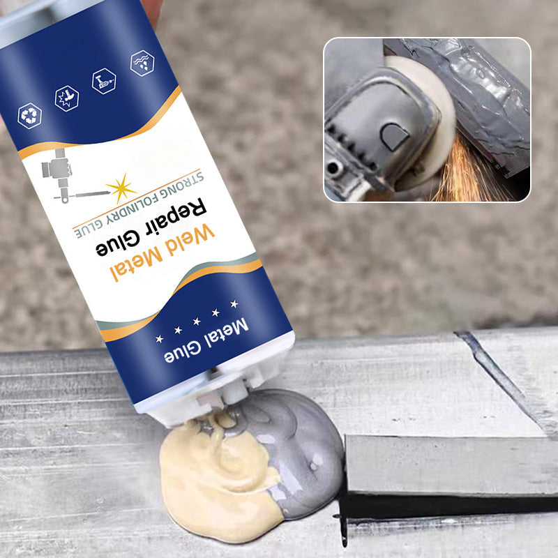 🛠️ Pegamento de Metal – Adhesivo de Reparación y Soldadura para Metal, Fuerte y Duradero ✨⚡