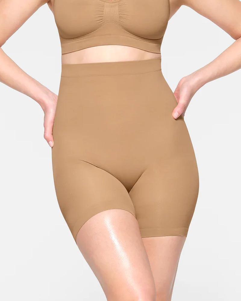 Shapshe® Shorts Moldeadores de Cintura Alta Sin Costuras para Abdomen Plano