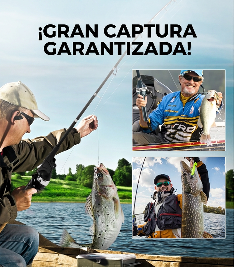 ⏰🔥 ¡50% DE DESCUENTO POR TIEMPO LIMITADO! 🎣 Caña de Pescar Plegable – Ligera, Duradera y Lista para la Aventura ✨🌊
