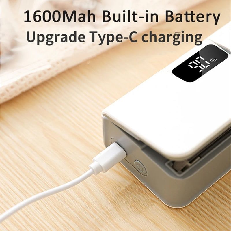 ⏰ ¡Oferta Limitada 50% OFF! 🥪 Máquina Selladora de Bolsas – Mantén tus Snacks y Alimentos Frescos Fácil y Rápido ✨🍿