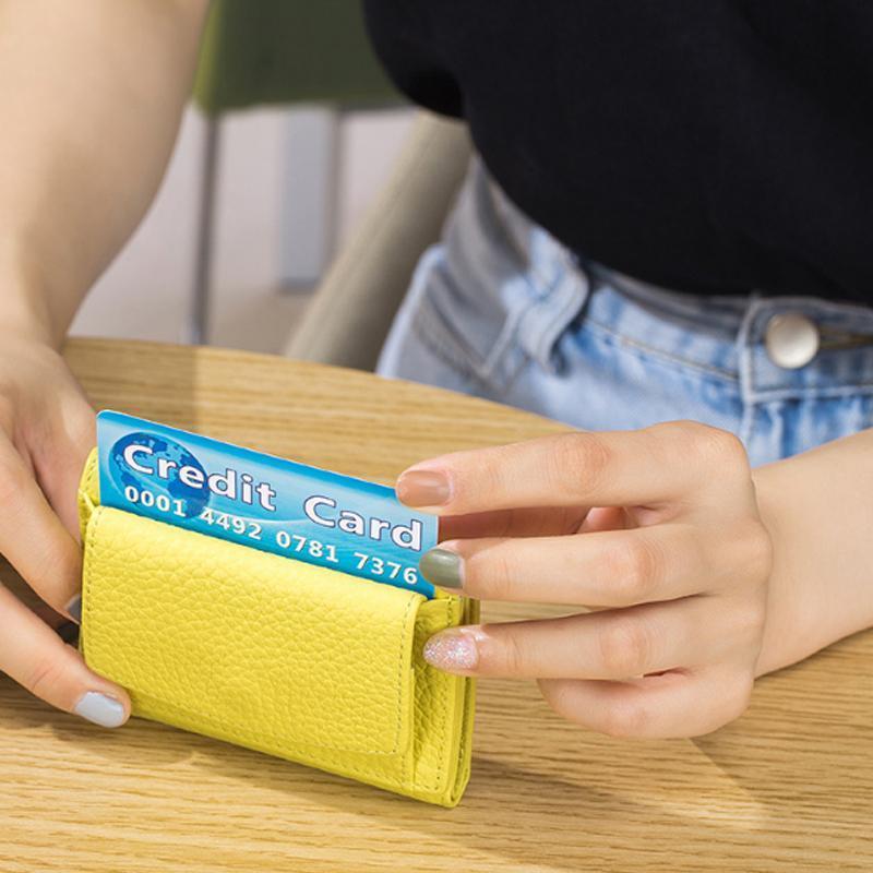 🎁2023 Nueva minicartera plegable unisex antifraude con tarjeta de crédito
