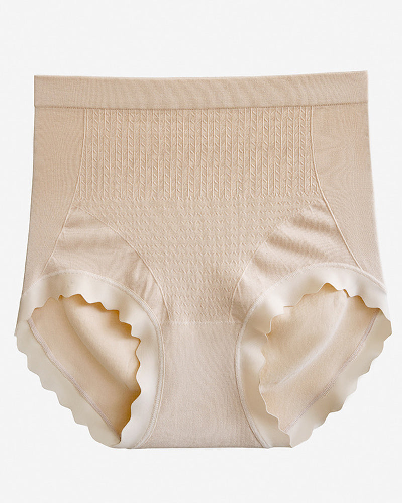 Bragas de tiro alto para mujer con entrepierna antibacteriana, pantaletas elásticas de cobertura total