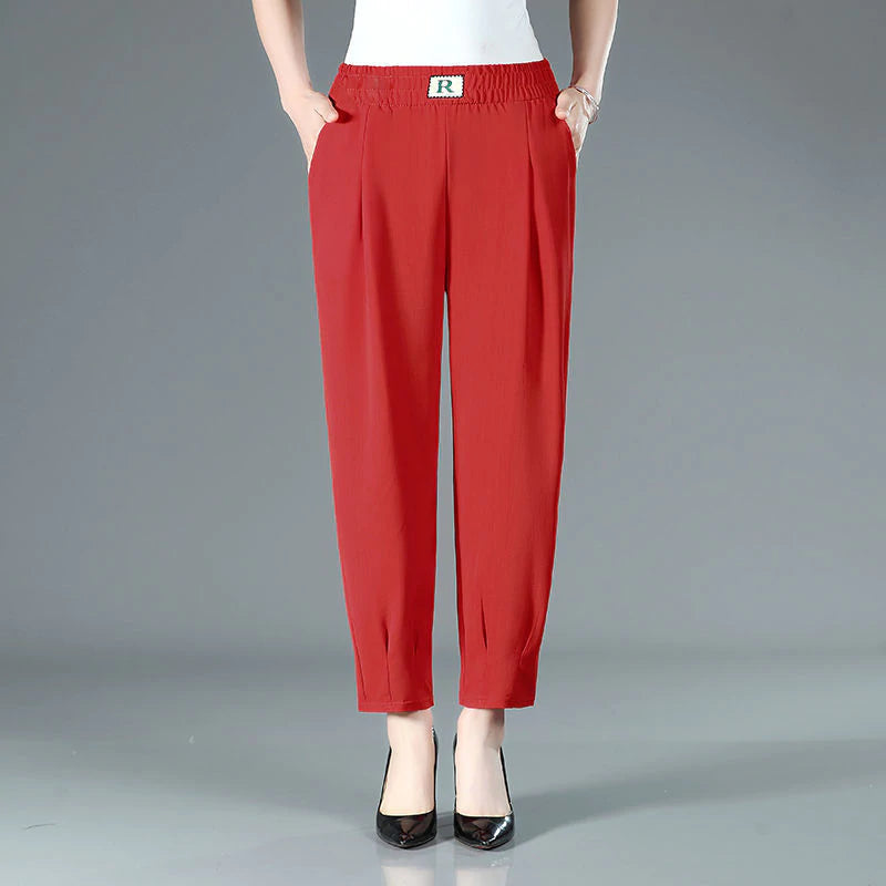 Cool Ice Silk Harem Pantalones para Mujer