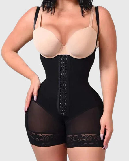 Shapshe® Moldeador Corporal Control de Abdomen Levanta Glúteos Adelgazante de Muslos Faja Plus Moldeadora con Cremallera en la Entrepierna