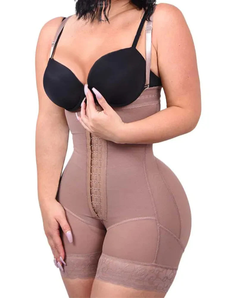Shapshe® Moldeador Corporal Control de Abdomen Levanta Glúteos Adelgazante de Muslos Faja Plus Moldeadora con Cremallera en la Entrepierna