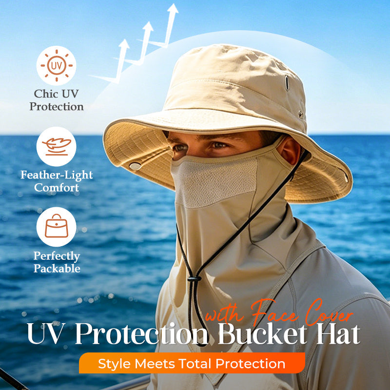 ⏰🔥 ¡50% DE DESCUENTO POR TIEMPO LIMITADO! 🧢 Sombrero Tipo Pescador – Protección UV y Cobertura Facial para Todo Tipo de Actividades al Aire Libre 🌞✨