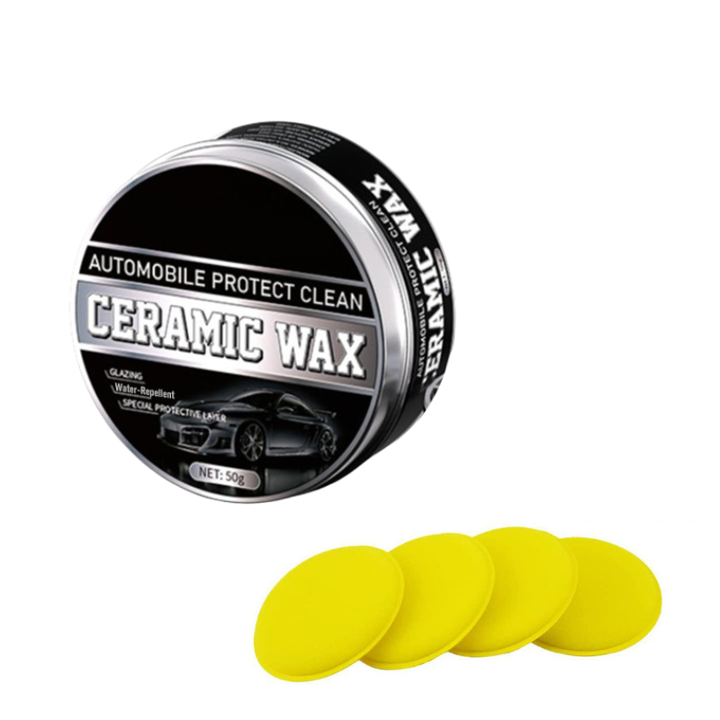 🚗 Pasta de Cera de Titanio Cerámica 2 en 1 – Pulido y Protección Profesional para Autos con Brillo Duradero ✨🛡️