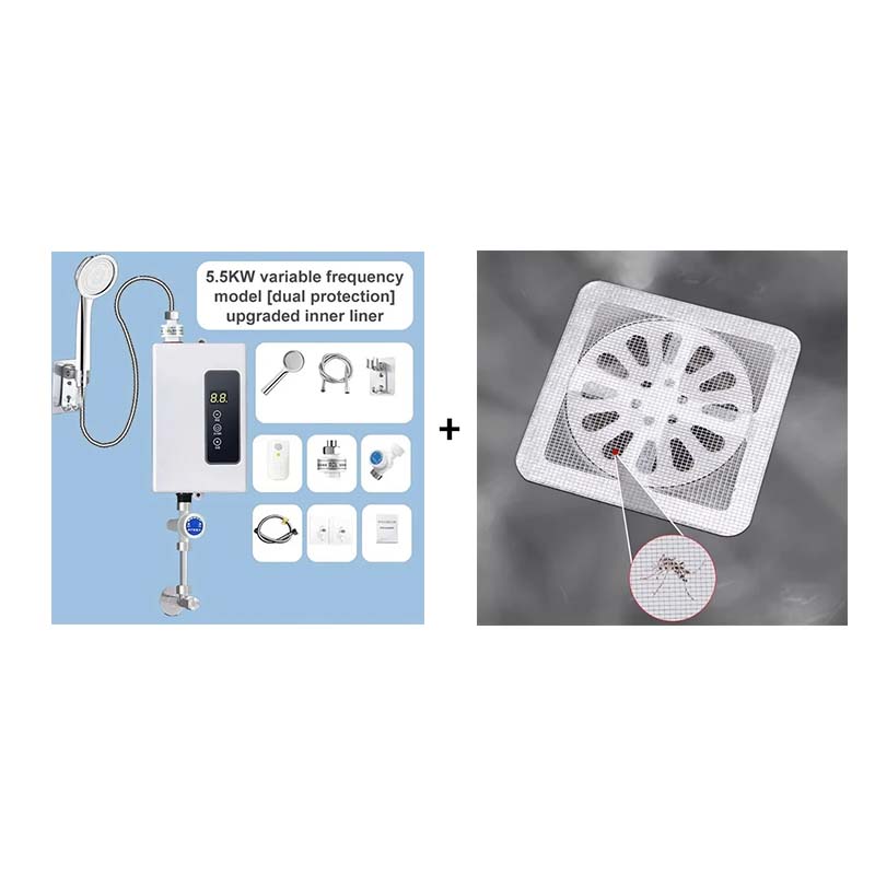 🔥 Calentador de Agua Instantáneo sin Tanque – Diseño Compacto con Control de Temperatura Digital para Ahorro de Energía ⚡🚿