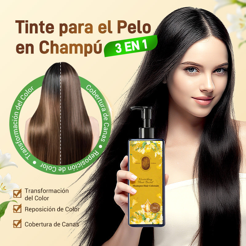 ⏰🔥 ¡50% DE DESCUENTO POR TIEMPO LIMITADO! 🌿✨ Tinte Capilar Nutritivo – Color Radiante y Cabello Suave Naturalmente 💇‍♀️💖