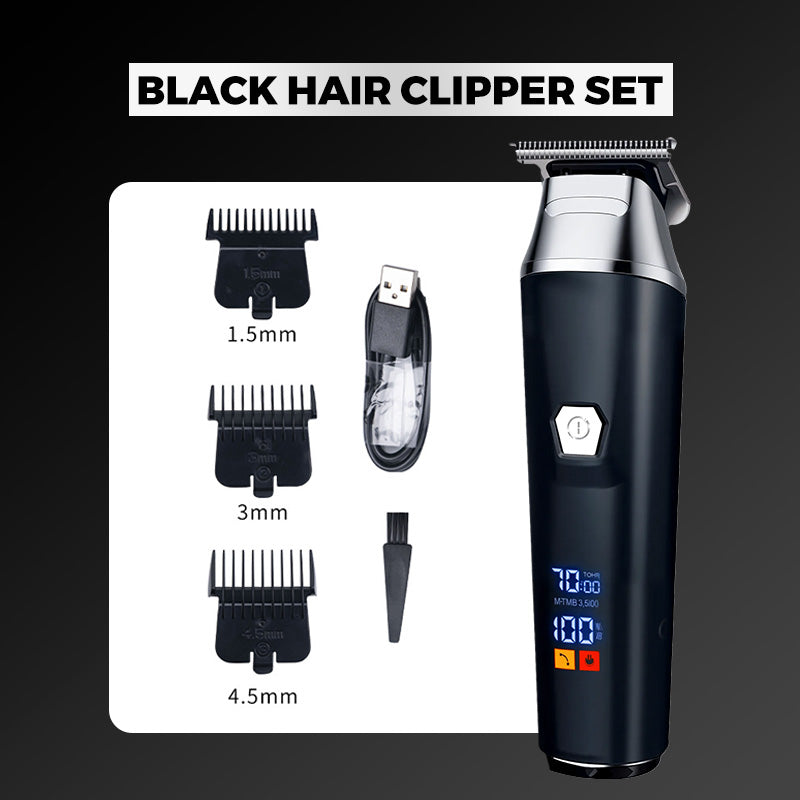 ✂️ Cortapelos Profesional para Hombre – 4 Guías de Corte, Motor de Cobre Silencioso y Afeitado de Precisión 💈⚡