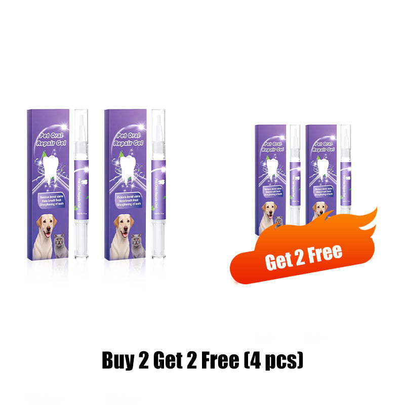 🔥 ÚLTIMO DÍA - COMPRA 1 Y LLÉVATE 1 GRATIS 🔥 Cepillo de dientes en gel reparador bucal para mascotas 🐱🐶