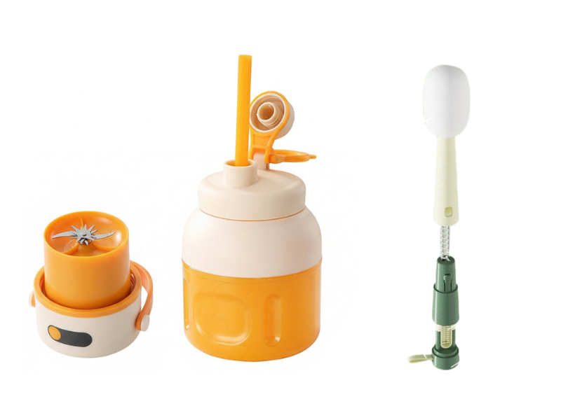 ⏰🔥 ¡50% DE DESCUENTO POR TIEMPO LIMITADO! 🍓 Licuadora personal portátil: mini vaso exprimidor recargable por USB para preparar batidos y licuados sobre la marcha 🥤✨