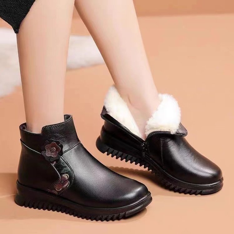 Botas de Invierno Cuero Suave Eclipse Andes Serenidad, Calidez y Comodidad Todo el Día