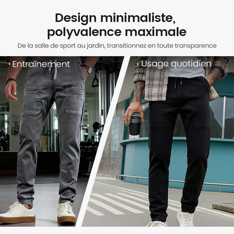 🔥👖 Pantalones Cargo Altos, Elásticos y Duraderos con Múltiples Bolsillos 💼✨