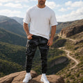👖 Pantalones de Trabajo Tácticos Resistentes – Nailon-Algodón Duradero, Multibolsillos, Ideales para Exteriores y Trabajo 💪🔧🌲