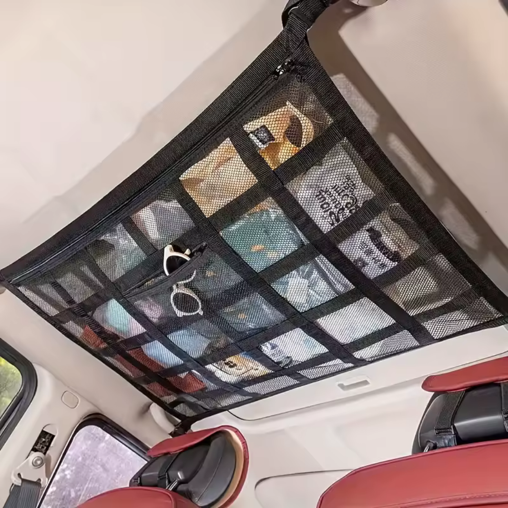 🚗🛒 CargoNet – Red de Almacenamiento Extra para Vehículos   Organiza tu Auto y Mantén Todo Seguro Durante el Viaje ✨