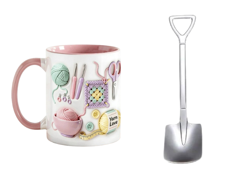 ⏰🔥 ÚLTIMO DÍA – ¡50% DE DESCUENTO! 🏆 Taza Yarn Love – Regalo Perfecto para Artesanos y Almas Creativas 💖 Más de 50.000 Unidades Vendidas ⚡ Casi Agotadas 💥