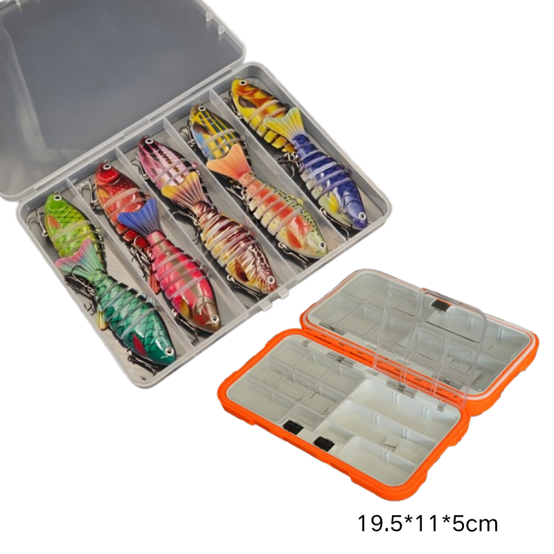 ⏰🔥 ¡Oferta Especial 50% OFF! 🎣 Señuelo Biónico Multisegmentado – Movimiento Realista que Atrae Grandes Peces 🌊🐟
