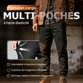 🔥👖 Pantalones Cargo Altos, Elásticos y Duraderos con Múltiples Bolsillos 💼✨