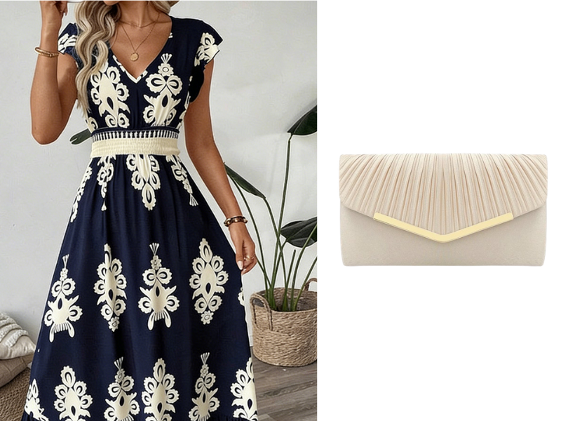 ⏰ ¡Oferta Limitada 50% OFF! 👗 Vestido Maxi Fluido con Estampado Barroco y Escote en V para Mujer – Elegancia y Comodidad Todo el Día 🏖️✨