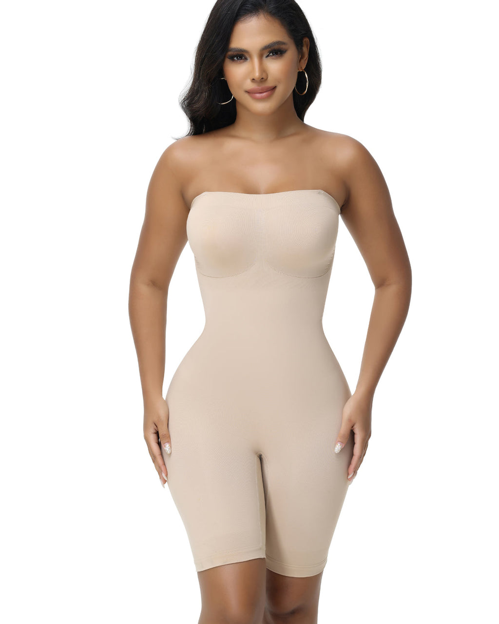 Shapshe® Body Moldeador Sin Tirantes Control Abdomen Cintura de Reloj de Arena