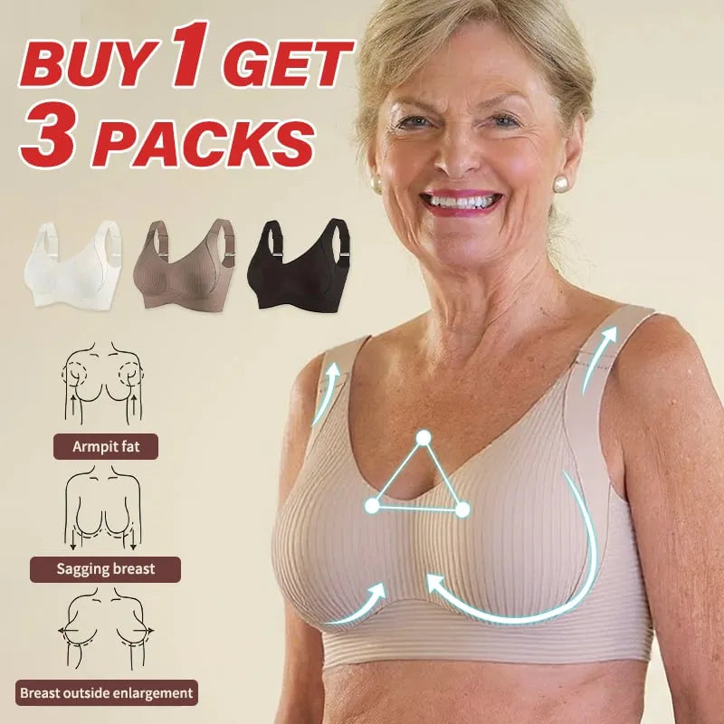 👙 Brasier sin Aros de Soporte Firme – Cómodo, Suave y de Uso Diario ✨