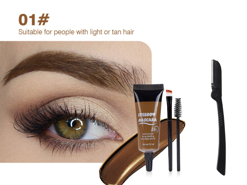 🌟✨ Tinte para Cejas Waterproof de 24H – Fórmula Natural, Resistente al Agua, ¡Con Cepillo Incluido para un Diseño Perfecto! 🖌️💖