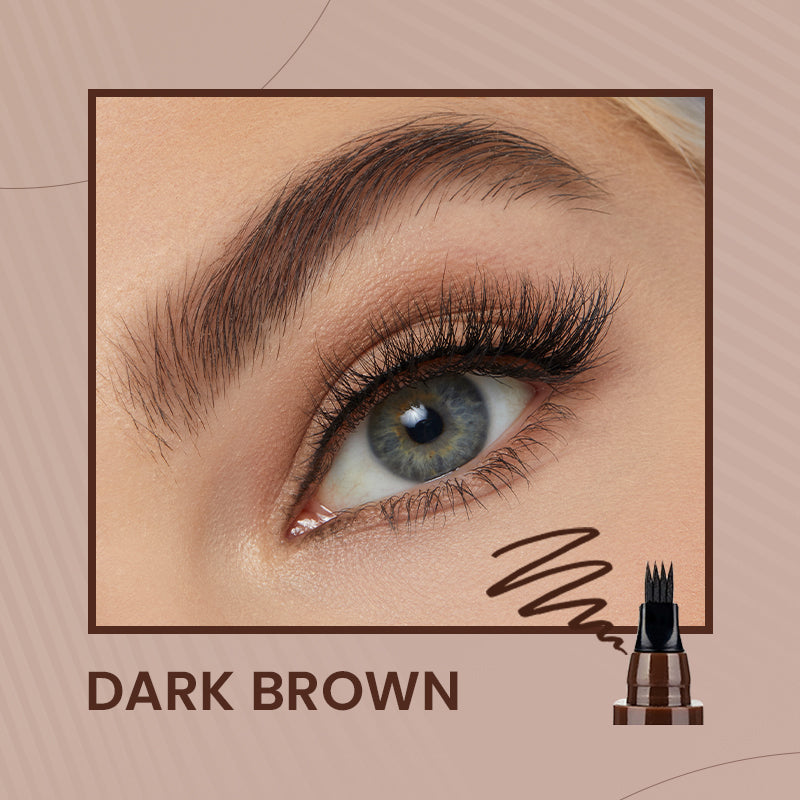 ✍️✨ Lápiz de Cejas y Barba de Cuatro Puntas Resistente al Agua – Precisión Natural y Definición Perfecta Todo el Día 💧🌟
