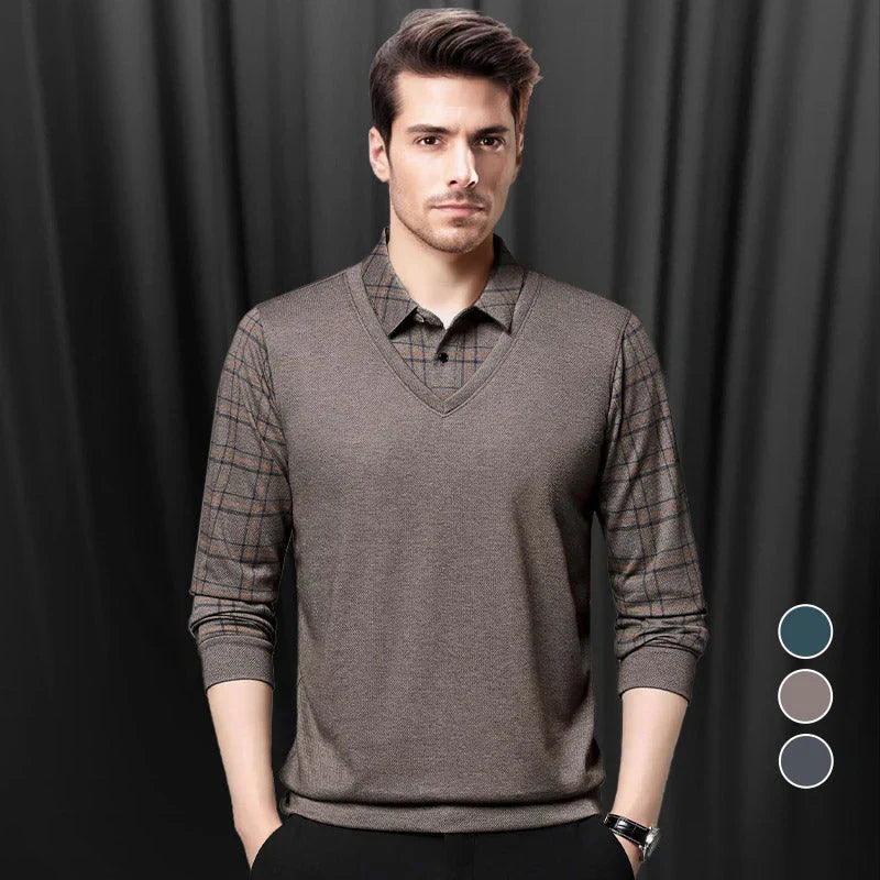 👔 Camisas Casuales de Manga Larga para Hombre – Conjunto de Dos Piezas para un Look Moderno y Cómodo ✨👕
