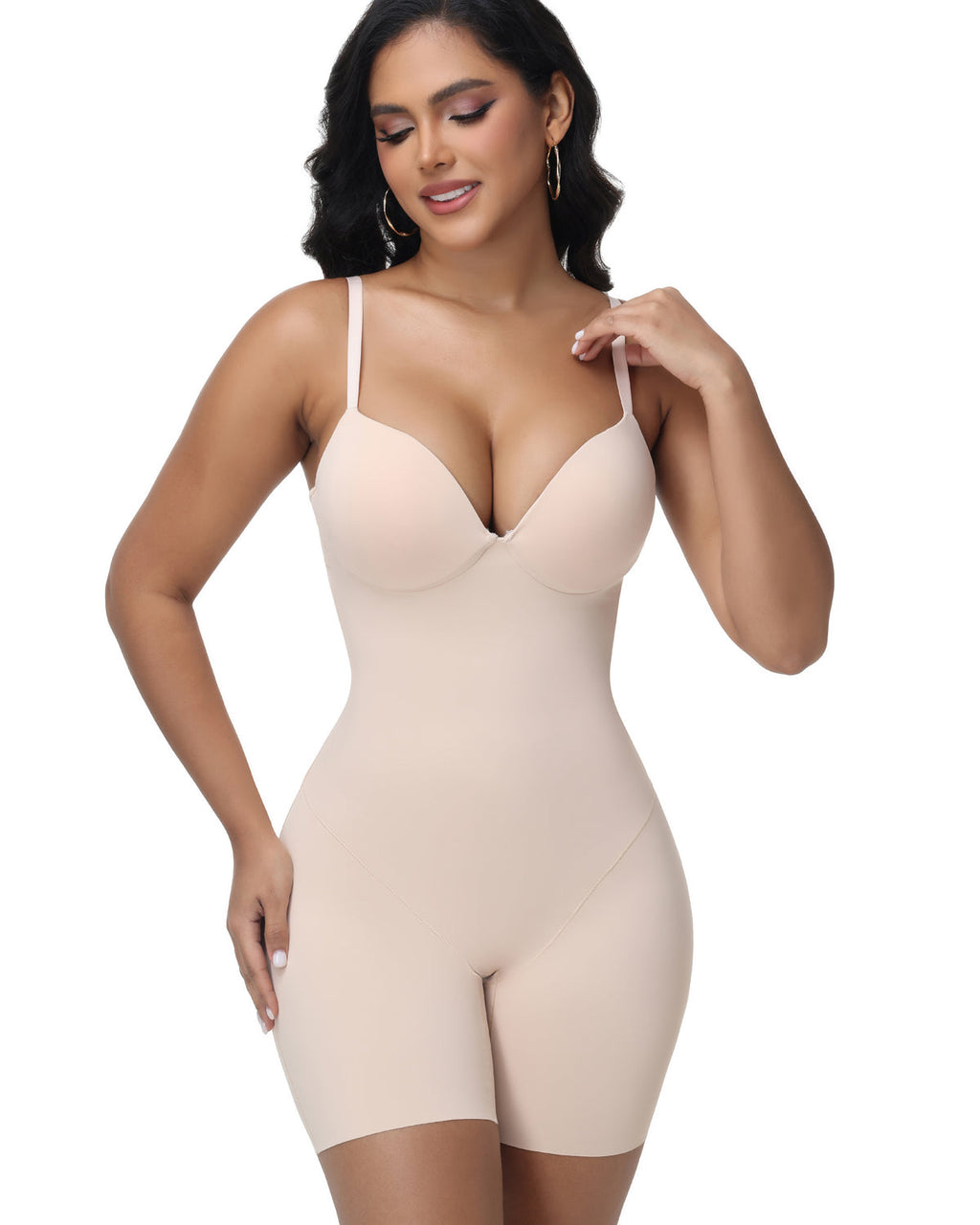 Shapshe® Body Moldeador de Cintura Media con Control de Abdomen y Sostén Incorporado
