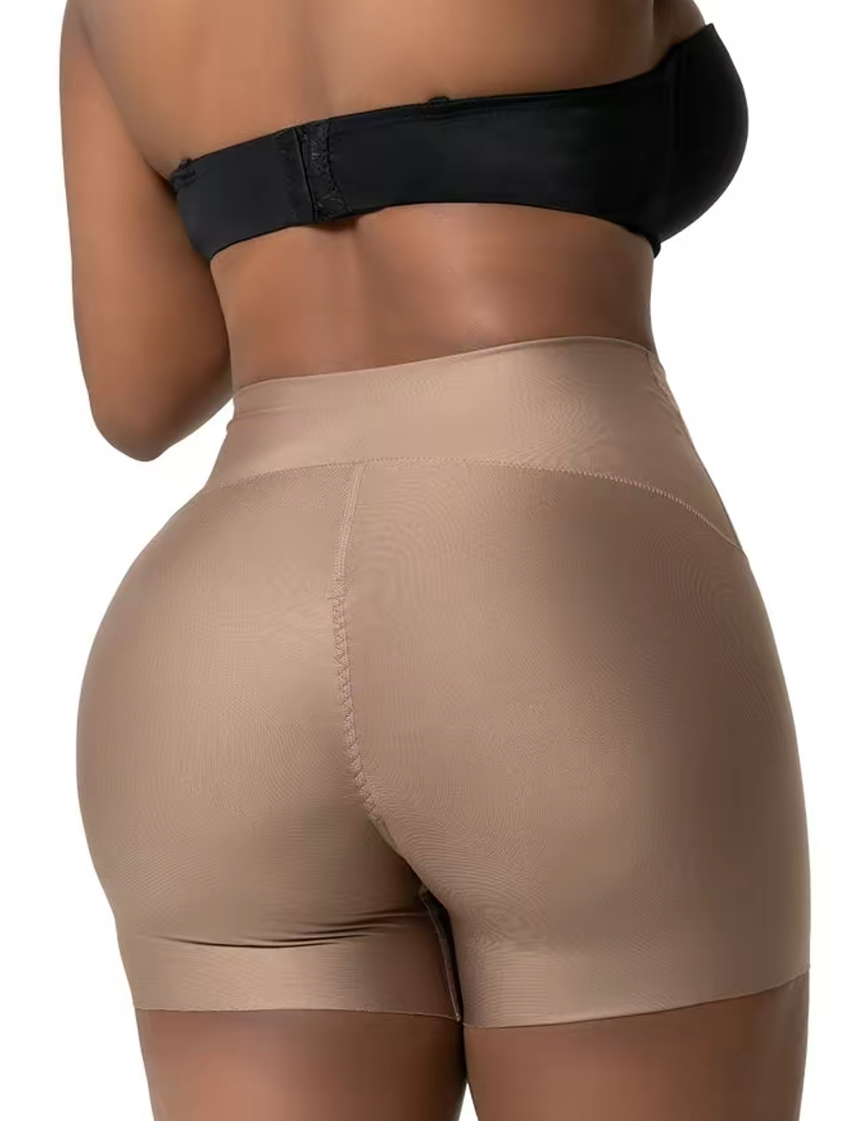Shorts moldeadores de cuerpo sin costuras para mujer con cintura alta
