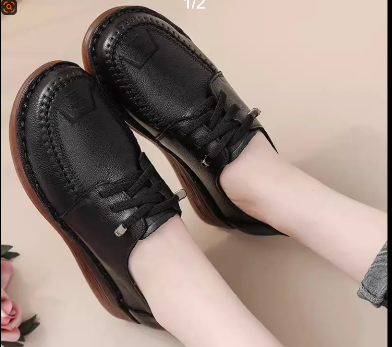 Zapato Ortopédico Cuero Suave Aura Camino Serenidad, Alivio para Fascitis y Dolor de Talón