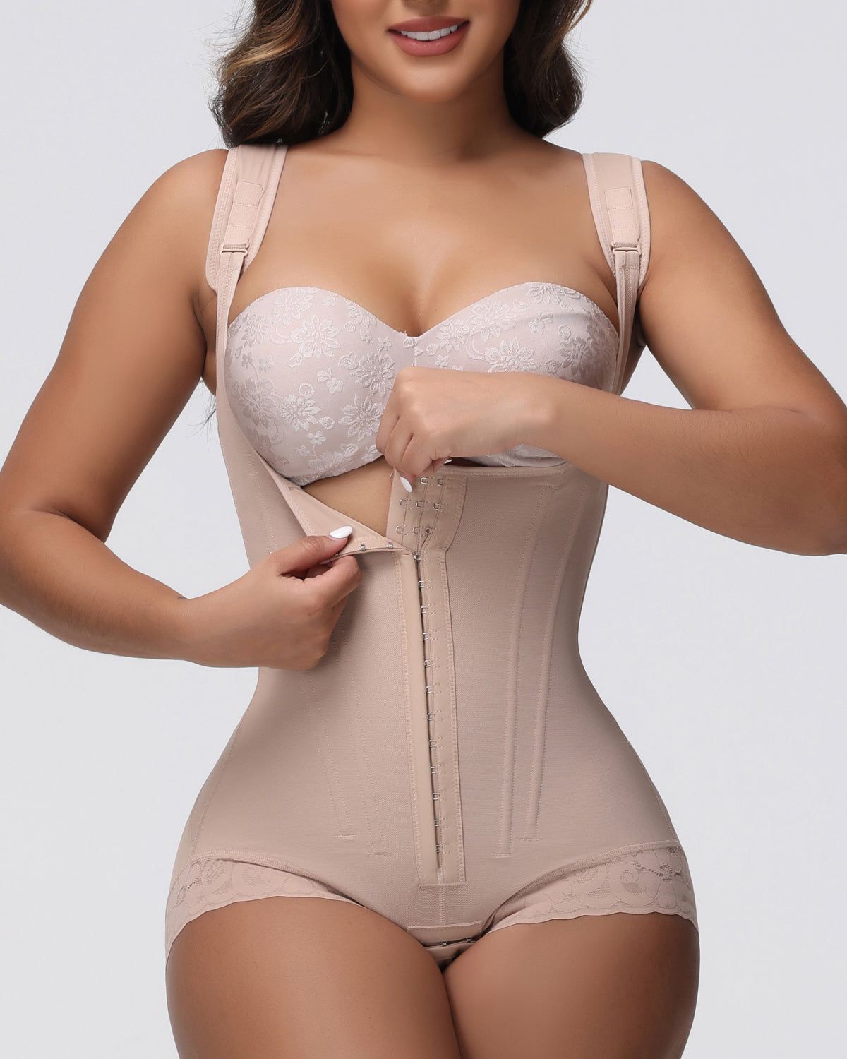 Shapshe® Fajas Colombianas Corset Moldeador Postparto Postcirugía con Varillas de Acero